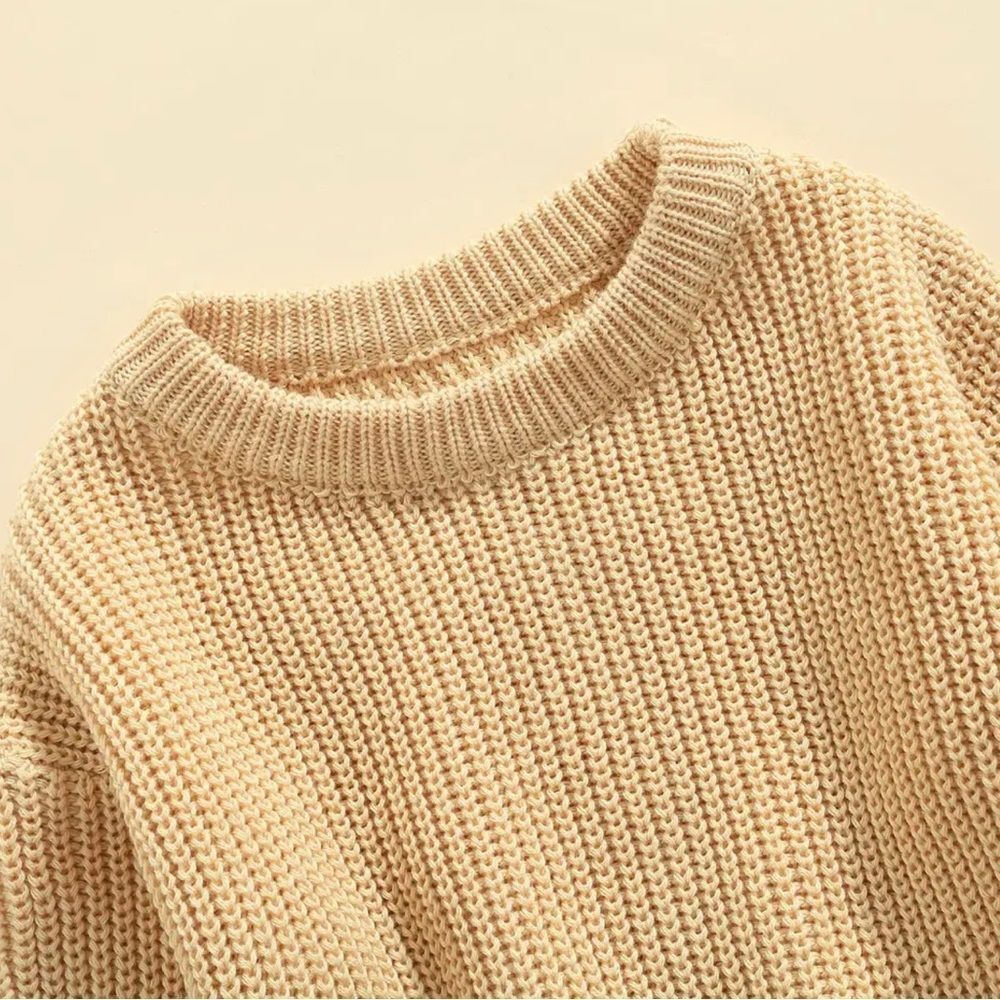 New Baby Boys Girls Pullover Sweater Toddler Knit Sweater - Picture 5 of 7